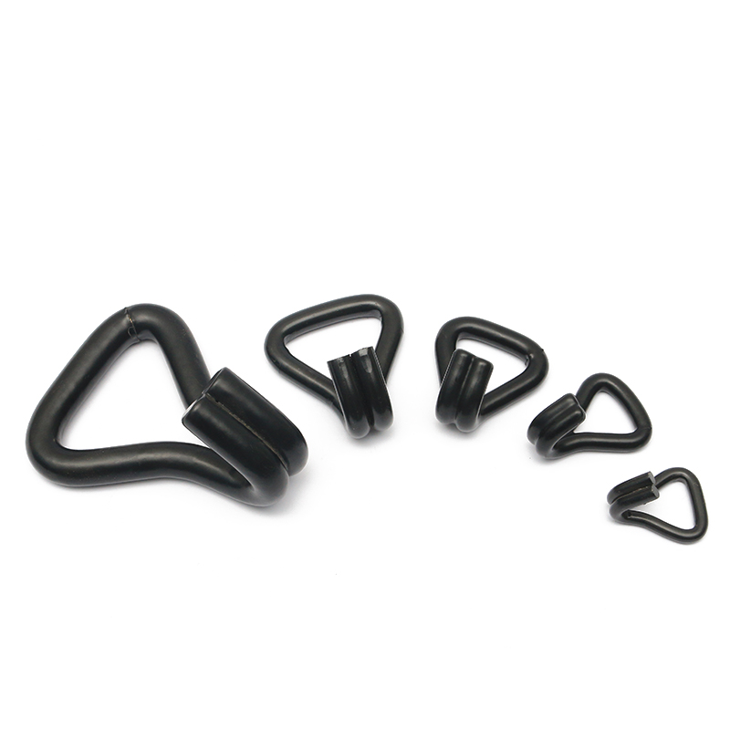 1-1/16 tommer 1500 kg/3000 lbs sort PVC Coated Double J Hook Wire J Hook