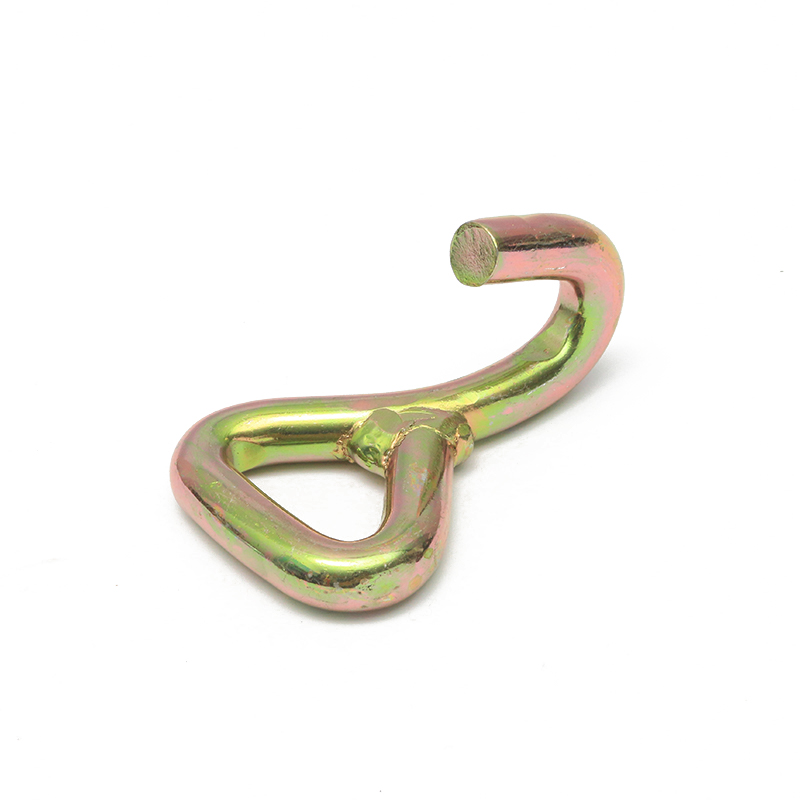 1,5 tommer 3t gul zinkbelagt j krog metal enkelt j kroge