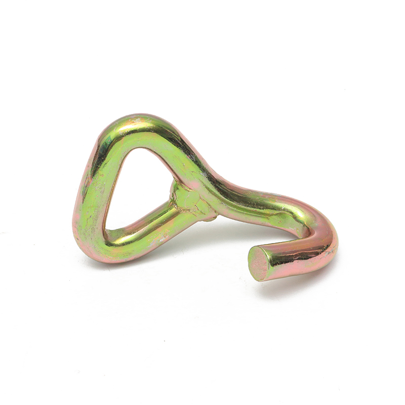 1,5 tommer 3t gul zinkbelagt j krog metal enkelt j kroge