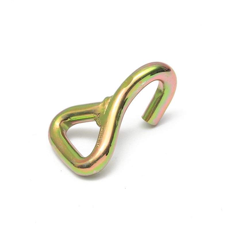 1,5 tommer 3t gul zinkbelagt j krog metal enkelt j kroge