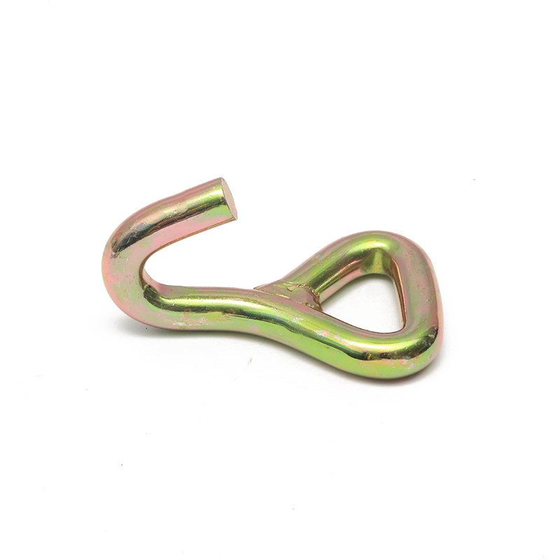 1,5 tommer 3t gul zinkbelagt j krog metal enkelt j kroge