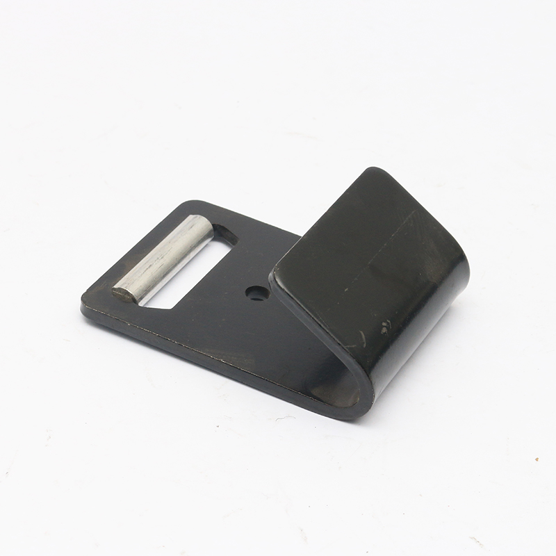 2 tommer sort e-coating metal flad j kroge